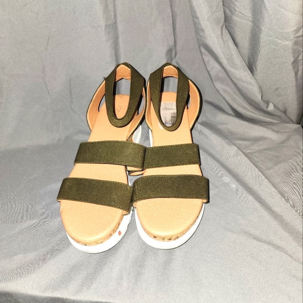 TOP MODA Women Platform Espadrilles Sandals Flat Ankle Strap